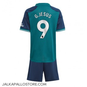 Arsenal Gabriel Jesus #9 Kolmaspaita Lapsille 2023-24 Lyhythihainen (+ shortsit)